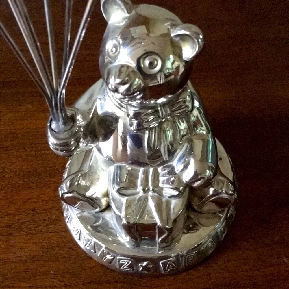 Godinger Silver Plate Bear Picture Holder